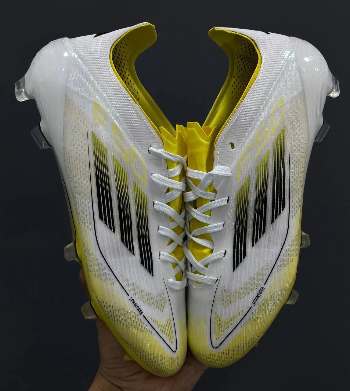 ستارز ADIDAS F50 ميرور اوريجنال ” ابيض في جولد “