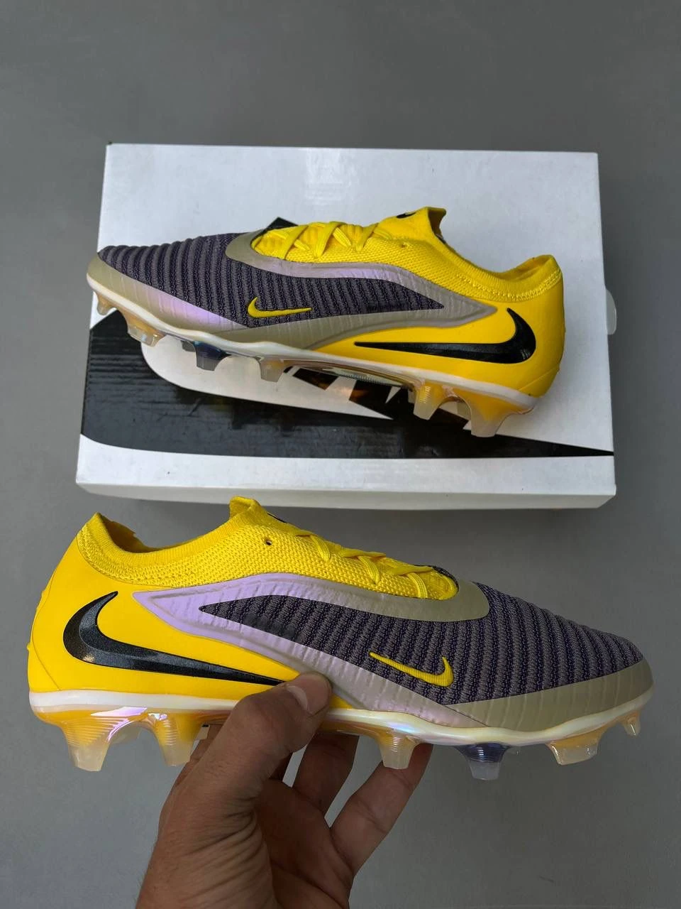 ستارز نايك فانتوم جي اكس 2026 ميرور اوريجينال " رمادي في اصفر "